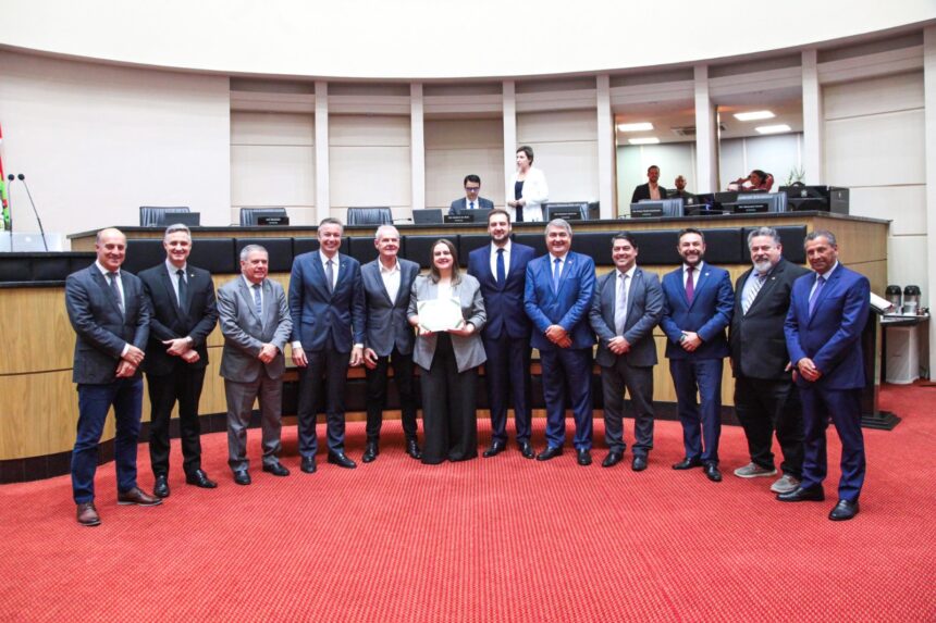 Construcolor recebe homenagem da Assembleia Legislativa de Santa Catarina