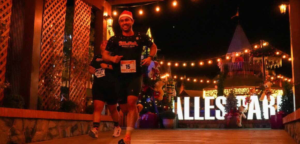 Pomerode celebra o sucesso da 1ª Alles Park Night Run em clima de Natal