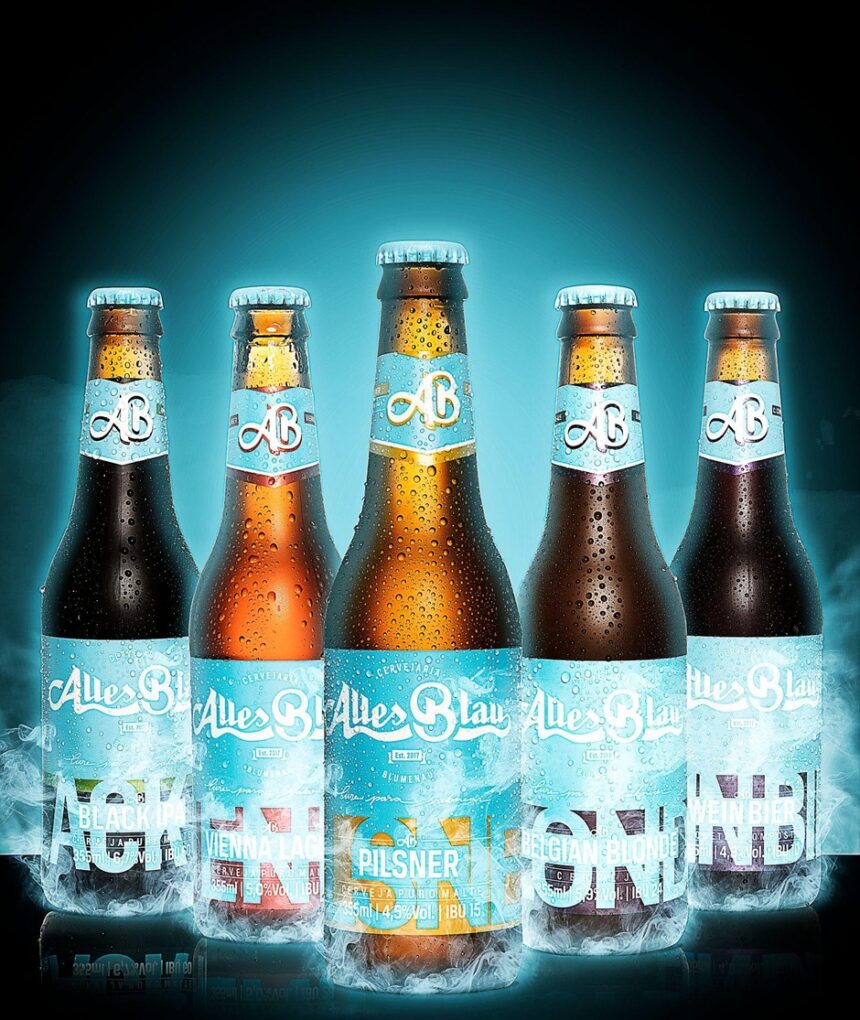 Cervejaria Alles Blau celebra sucesso em show de Jorge e Mateus