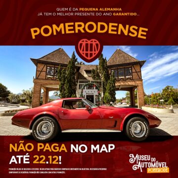 Moradores de Pomerode entram de graça no MAP em dezembro