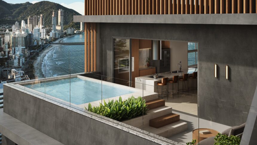 Novo arranha-céu redefine o horizonte de Itapema com rooftop a 108 metros de altura