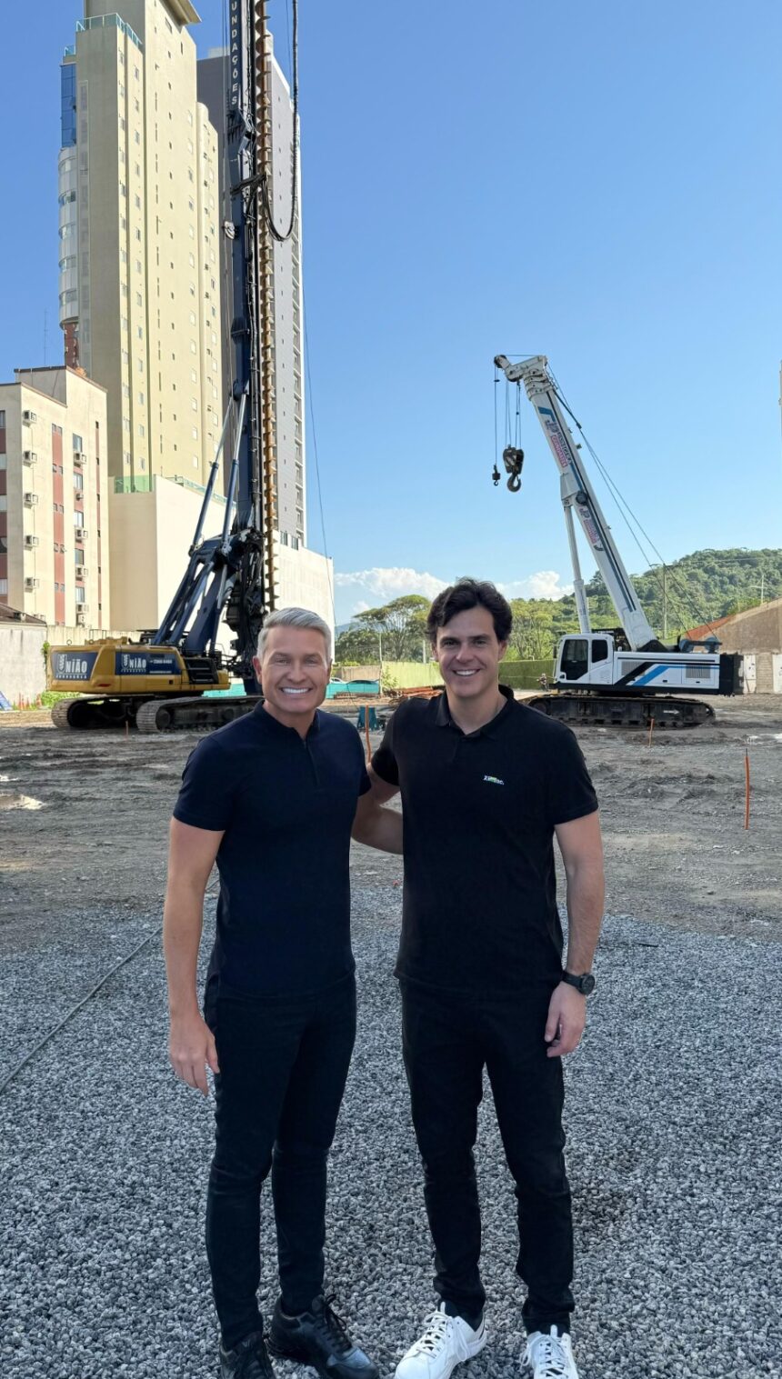 Jean Graciola recebe Guilherme Benchimol em Balneário Camboriú