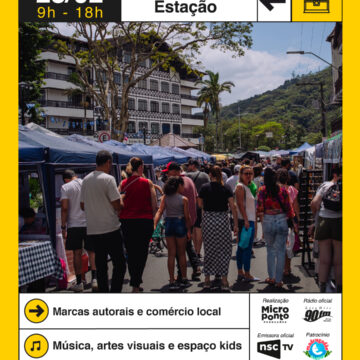 Feira da Estação anima o fim de semana com música, arte e lazer