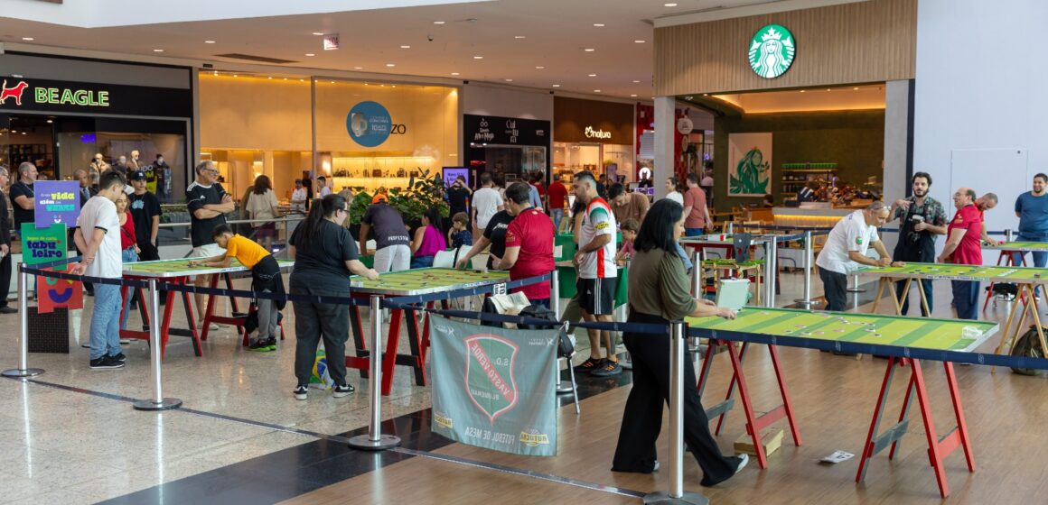 Norte Shopping sedia Campeonato Catarinense de Futebol de Mesa a partir deste sábado