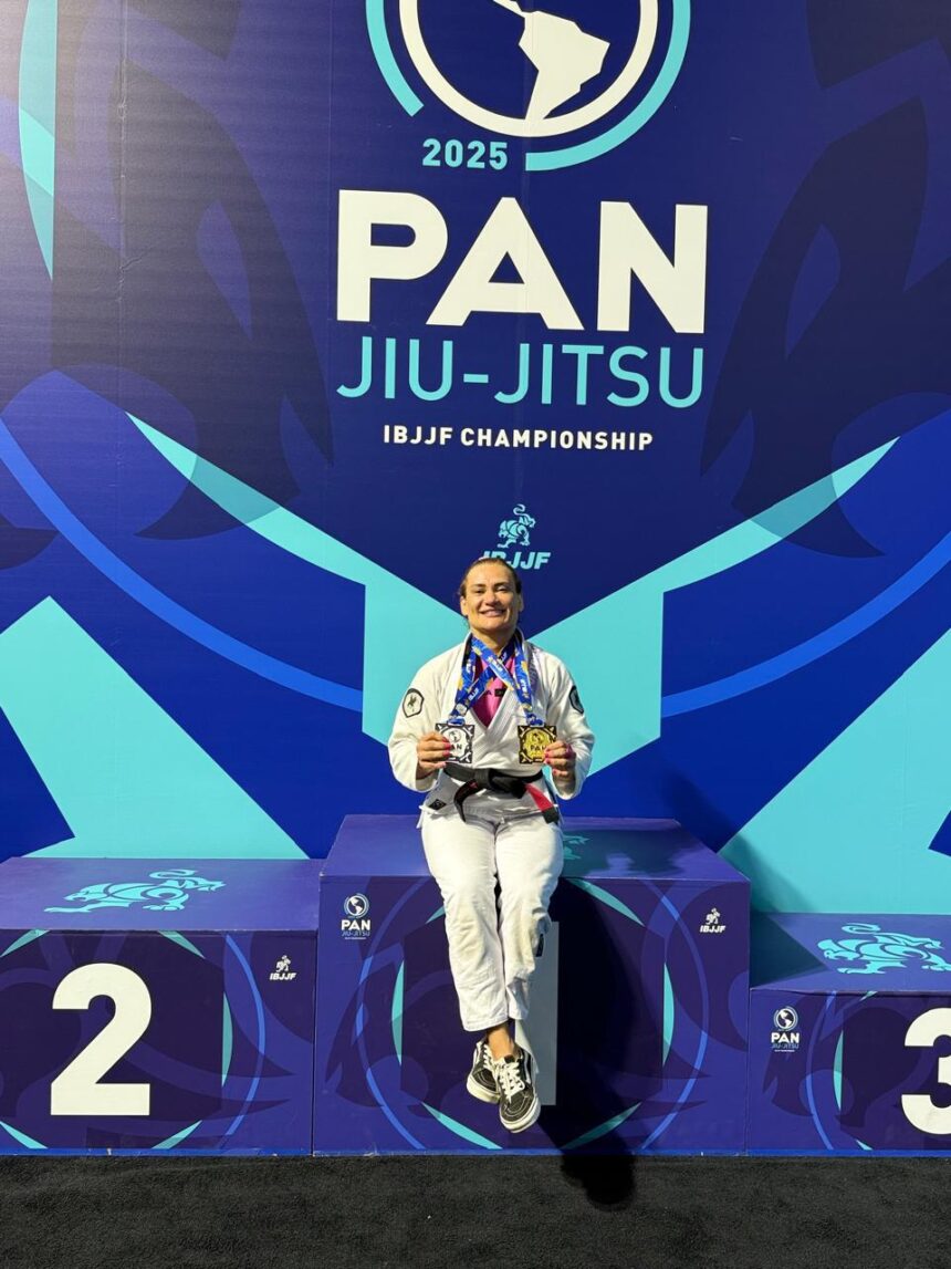 Atleta catarinense conquista ouro no Pan-Americano de Jiu-Jitsu na Flórida