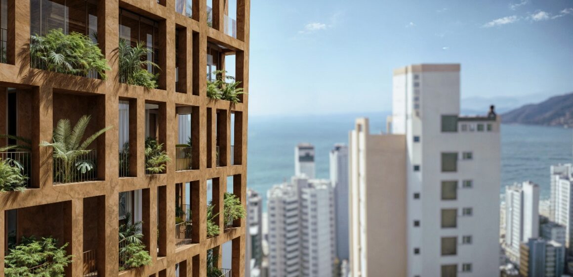 Edifício-árvore transforma a fachada em solução de bem-estar