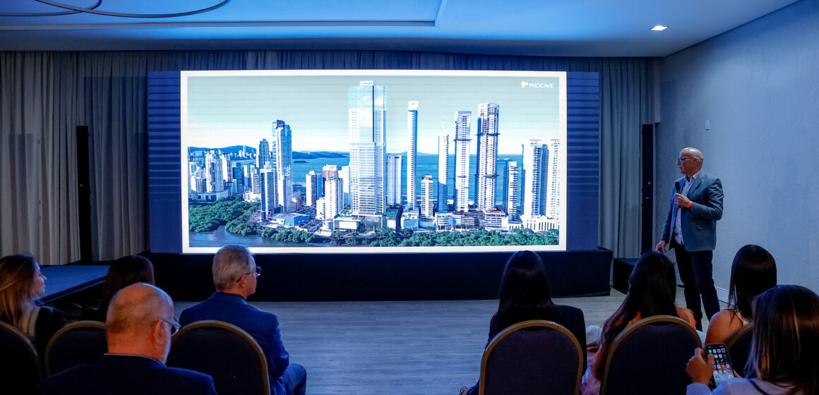 Novo edifício de luxo com vistas 360°, da Procave, é lançado em Balneário Camboriú