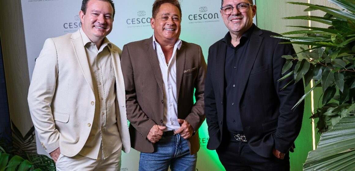 Cescon Construtora apresenta nova fase ao lado do Cantor Leonardo