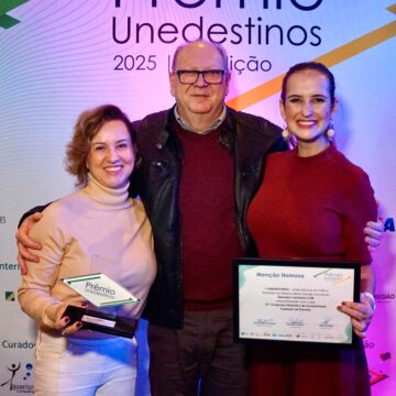 Balneário Camboriú se destacou no 4º Prêmio Unedestinos, durante o 9º Unecongresso, em Porto Alegre