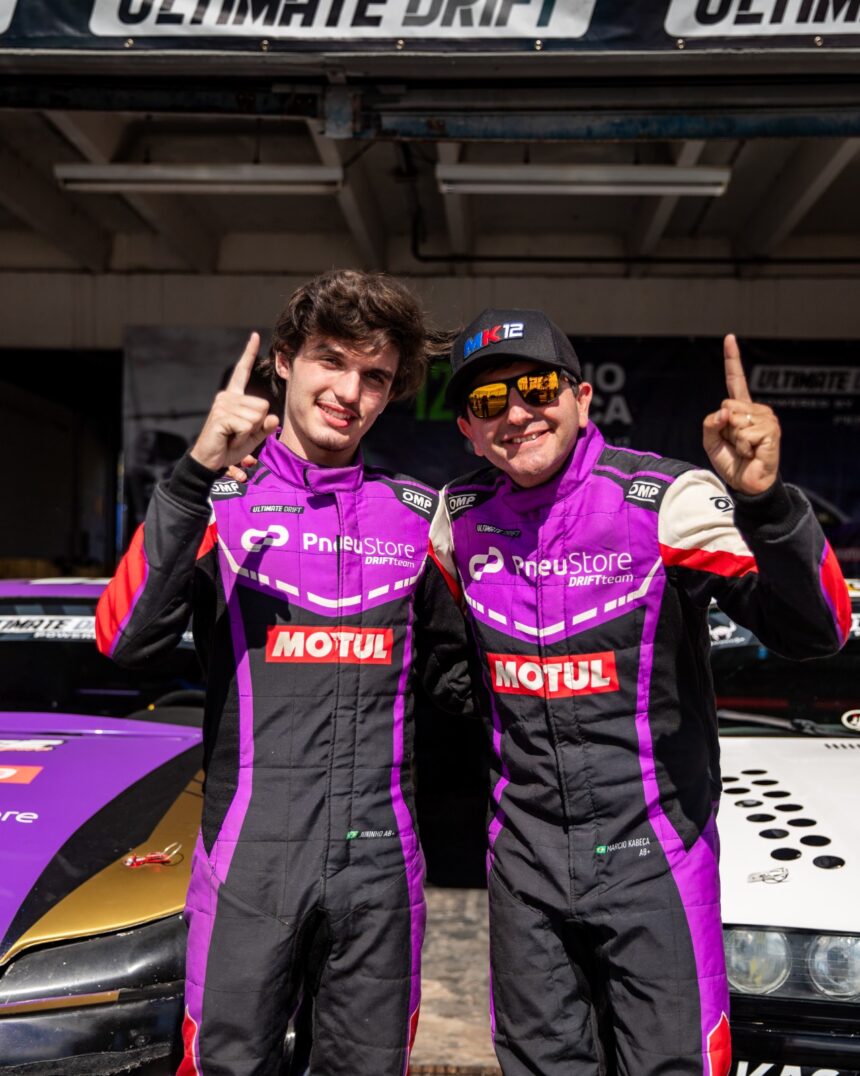 Piloto catarinense Juninho faz história ao competir na Fórmula Drift PRO-AM nos Estados Unidos