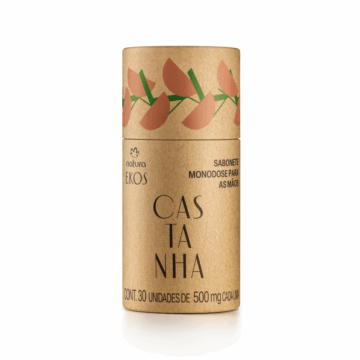 Mini-sabonete de uso único: Natura lança o primeiro do mercado!