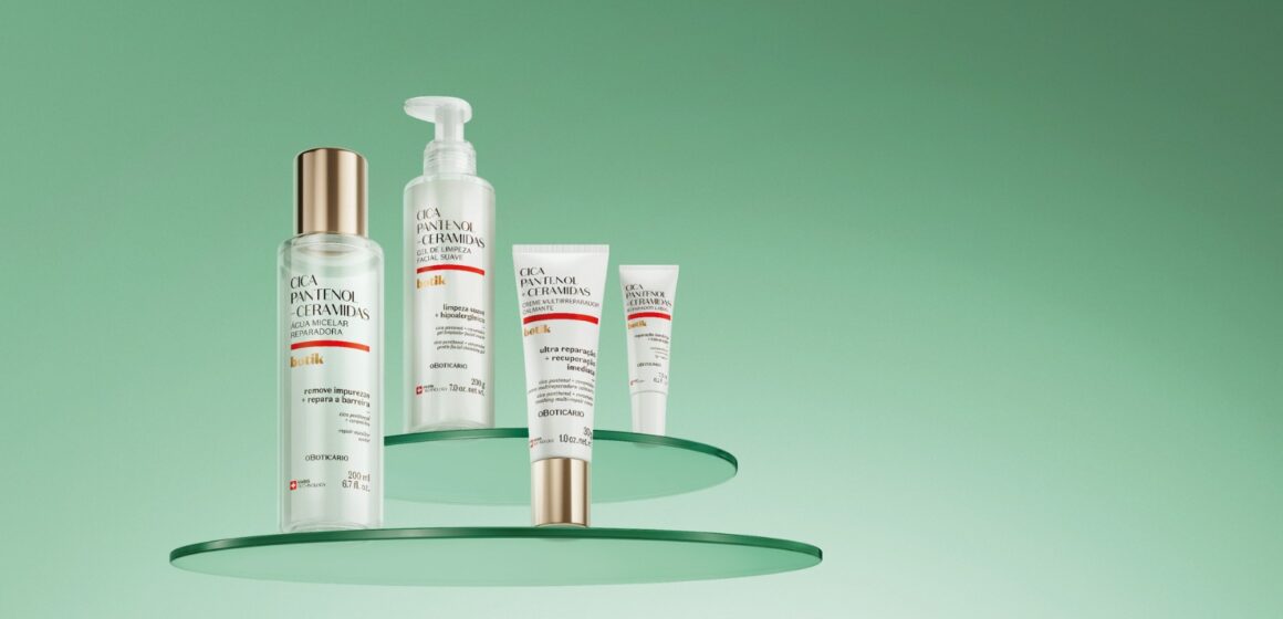 Boticário apresenta nova linha Botik Cica Pantenol + Ceramidas