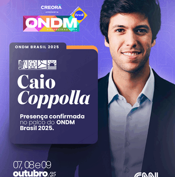 Caio Coppolla é confirmado como palestrante no ONDM Brasil em Balneário Camboriú