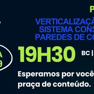 PALESTRA: VERTICALIZAÇÃO COM O SISTEMA CONSTRUTIVO PAREDES DE CONCRETO