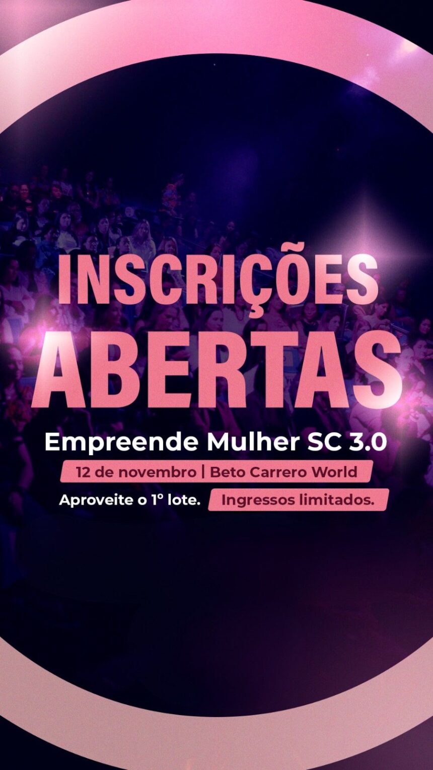Empreende Mulher SC 3.0 acontece em novembro