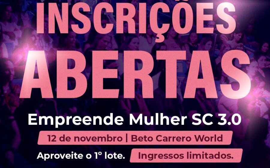 Empreende Mulher SC 3.0 acontece em novembro