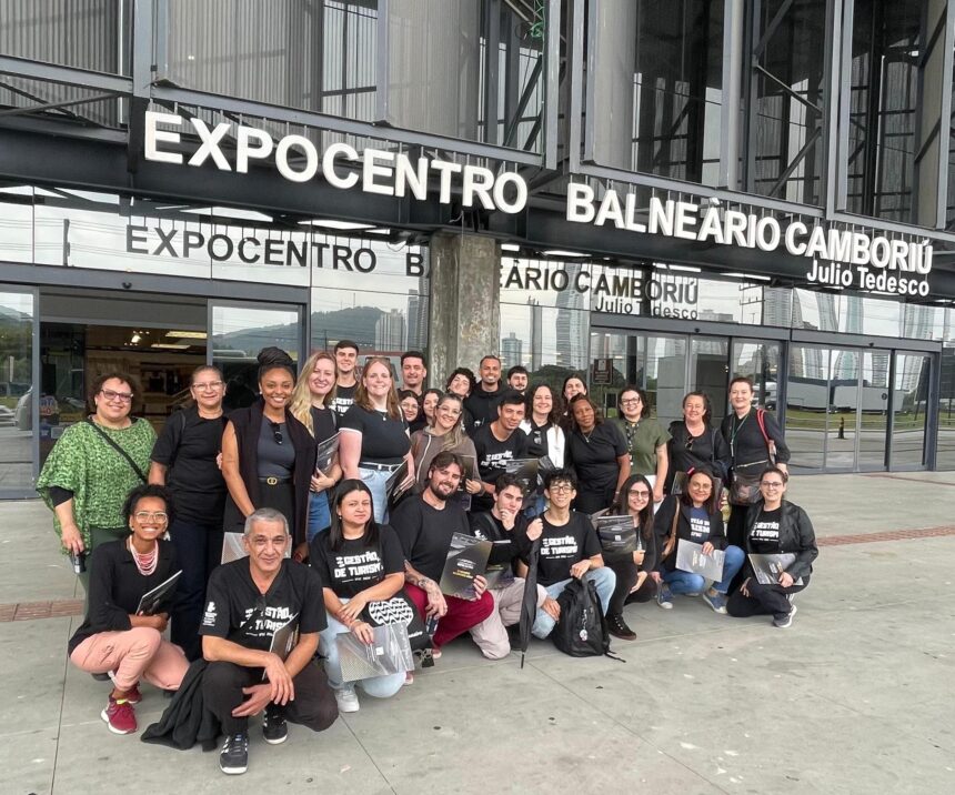 Alunos do IFSC realizam visita técnica ao Expocentro Balneário Camboriú Júlio Tedesco