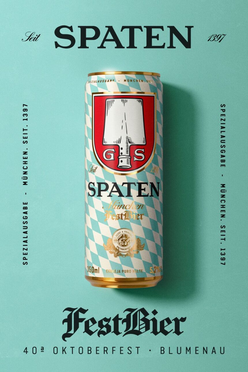 Spaten lança cerveja exclusiva para celebrar a 40ª Oktoberfest de Blumenau
