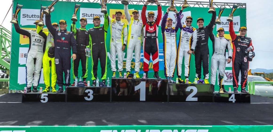 Quartiero e Hellmeister campeões na GT4, sétima vitória para o Porsche 911 GT3 R e festa da Stuttgart Motorsport em Santa Cruz do Sul