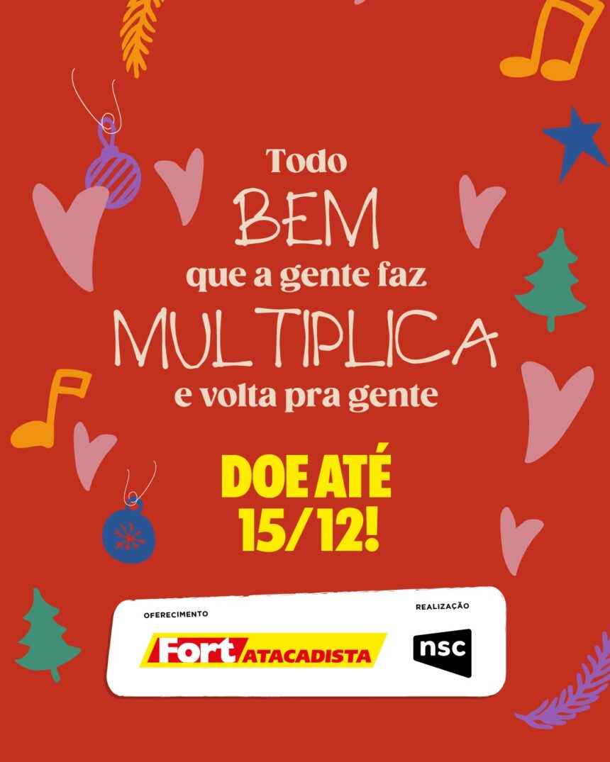 Fort Atacadista é ponto de coleta da campanha Árvore do Bem em 33 lojas de Santa Catarina