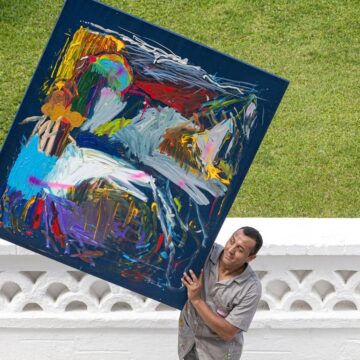 Exposição Fértil mostra o talento do artista catarinense Diego dos Santos