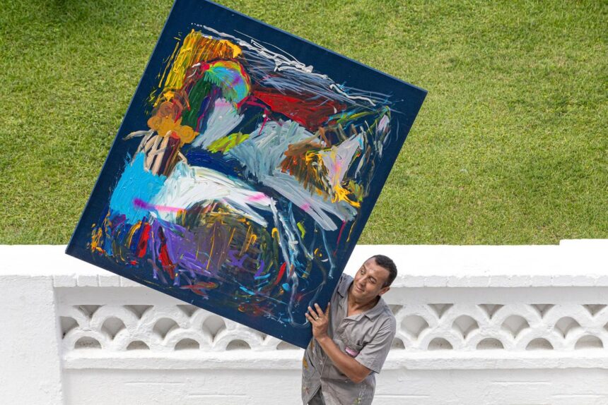 Exposição Fértil mostra o talento do artista catarinense Diego dos Santos